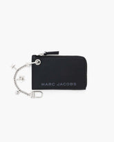 Marc Jacobs The Top Zip Charm Wallet Black