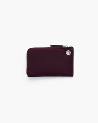 Marc Jacobs The Top Zip Charm Wallet Dark Plum