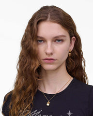 Marc Jacobs The Mini Icon Daisy Necklace Gold