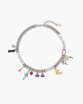Marc Jacobs The Dollhouse Charm Necklace Silver/Multi