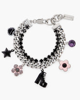 Marc Jacobs The Mini Icon Dot Charm Bracelet Silver/Multi