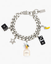 Marc Jacobs Perfect Charm Bracelet Silver/Pink Multi