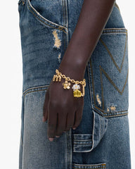 Marc Jacobs Daisy Charm Bracelet Gold/Yellow Multi