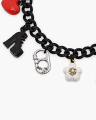 Marc Jacobs The Collector Charm Bracelet Black Multi