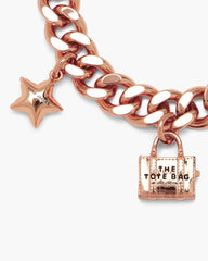 Marc Jacobs The Mini Icon Charm Bracelet Antique Rose Gold