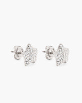 Marc Jacobs The Star Pave Stud Earrings Silver/Crystal