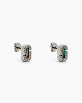 Marc Jacobs The J Marc Luxe Abalone Earrings Silver/Crystal