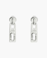 Marc Jacobs J Marc Zipper Earrings Silver