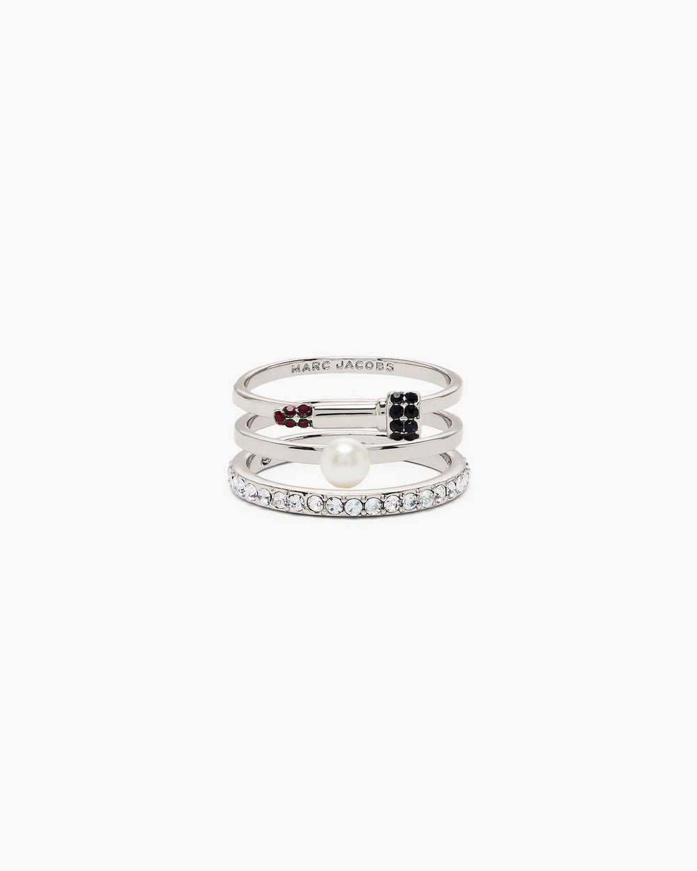 Marc Jacobs The Rouge Ring Set Silver/Multi