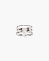 Marc Jacobs The Rouge Ring Set Silver/Multi