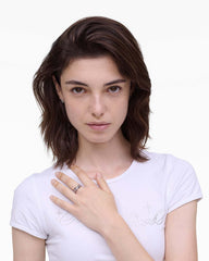 Marc Jacobs The Rouge Ring Set Silver/Multi