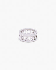 Marc Jacobs The Monogram Ring Silver