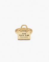 Marc Jacobs The Tote Bag Ring Light Antique Gold