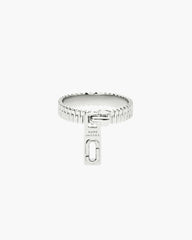 Marc Jacobs J Marc Zipper Ring Silver