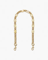 Marc Jacobs The Logo Chain Shoulder Strap Gold