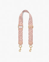 Marc Jacobs The Outline Logo Webbing Strap Rose Multi