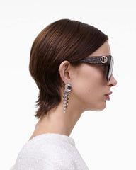 Marc Jacobs The J Marc Square Sunglasses Havana