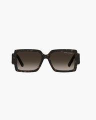 Marc Jacobs The Bold Logo Square Sunglasses Havana