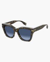 Marc Jacobs Icon Edge Oversized Square Sunglasses Havana
