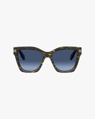 Marc Jacobs Icon Edge Oversized Square Sunglasses Havana