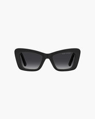 Marc Jacobs The Bold Logo Cat Eye Sunglasses Black/White