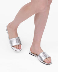 Marc Jacobs The Pave Snapshot Slide Silver