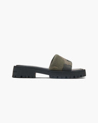 Marc Jacobs The Camo Jacquard Lug Sole Slide Camo Multi