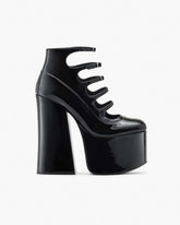 Marc Jacobs The Patent Leather Kiki Ankle Boot Black