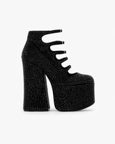 Marc Jacobs The Rhinestone Kiki Ankle Boot Black/Black