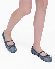 Marc Jacobs The Trinket Charm Sabrina Ballerina Medium Wash Multi