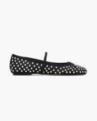 Marc Jacobs The Studded Sabrina Ballerina Black Multi