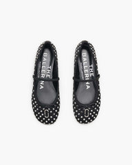 Marc Jacobs The Studded Sabrina Ballerina Black Multi