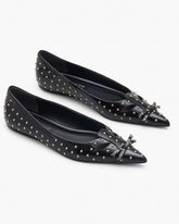 Marc Jacobs The Glam Studs Kat Ballerina Black