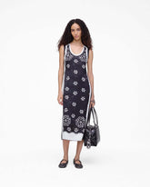 Marc Jacobs Trompe L'Oeil Eyelet Dress Black/White