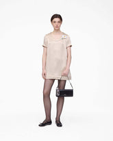 Marc Jacobs Crushed Satin Dress Champagne