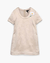 Marc Jacobs Crushed Satin Dress Champagne