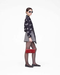 Marc Jacobs Trompe L'Oeil Eyelet Bow Blouse Black/White