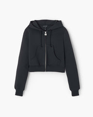 Marc Jacobs Charm Cropped Hoodie Black