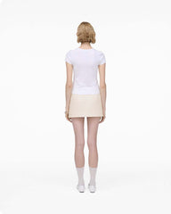 Marc Jacobs Charm Logo Shrunken Tee White