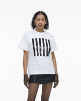 Marc Jacobs The Stripe Box Tee White