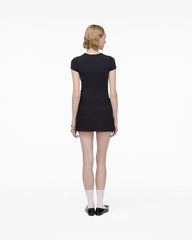 Marc Jacobs Tweed Mini Skirt Black