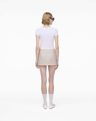 Marc Jacobs Tweed Mini Skirt Ivory