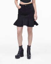 Marc Jacobs The Fluted Mini Skirt Black