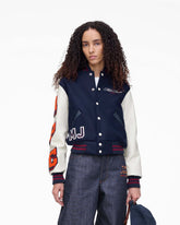 Marc Jacobs The A.P.C. X Marc Jacobs Varsity Jacket Dark Navy/White