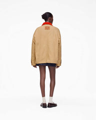 Marc Jacobs The A.P.C. X Marc Jacobs Stoned Canvas Unisex Jacket Camel