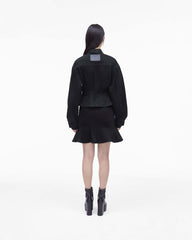 Marc Jacobs The Fluted Denim Jacket Black