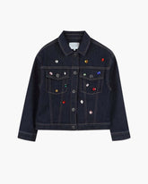 Marc Jacobs The Charm Denim Jacket Blue