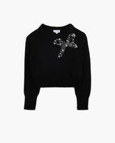 Marc Jacobs The Gem Bow Sweater Black