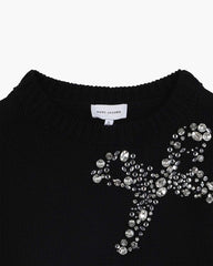 Marc Jacobs The Gem Bow Sweater Black