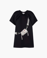 Marc Jacobs The Trompe Loeil Snapshot Dress Navy
